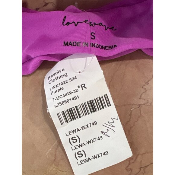 lovewave The Dundi Bikini Top in Purple Small New Womens Swimsuit - Picture 7 of 8